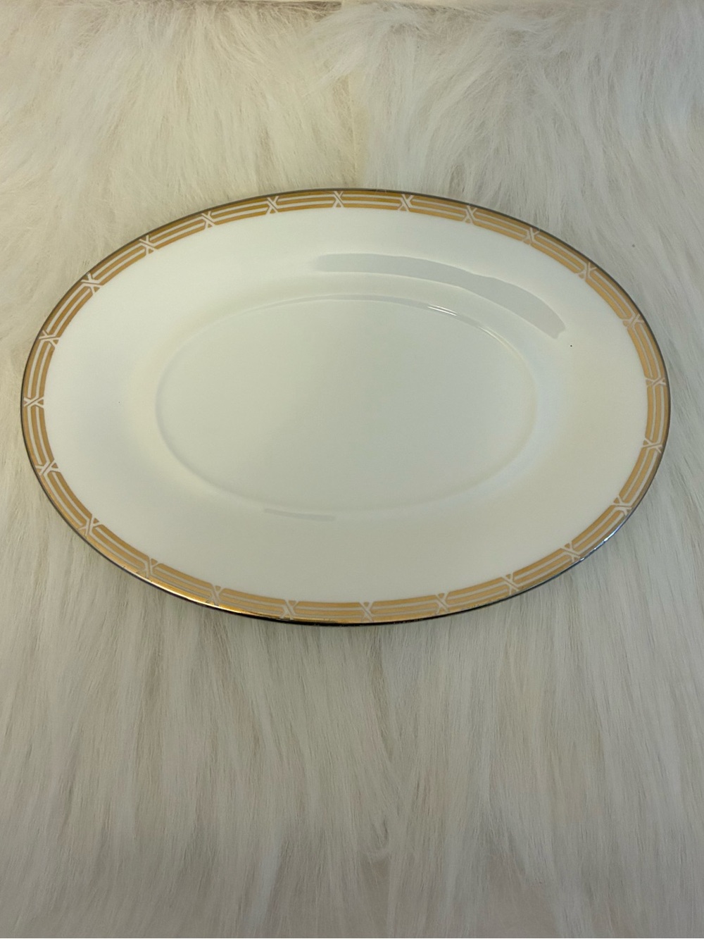 Vintage Mikasa bone china small serving platter